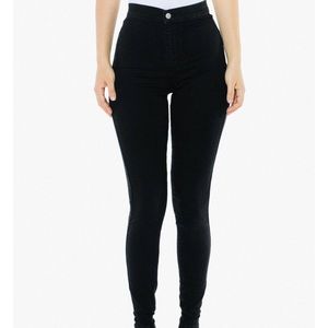 American Apparel High-waist Black jeans